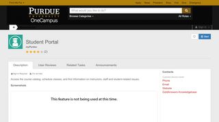 
                            5. Student Portal (myPurdue) | OneCampus - Purdue University