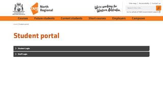 
                            9. Student portal | North Regional TAFE