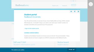 
                            2. Student portal - Radboudumc