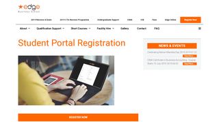 
                            1. Student Portal Registration - Edge Business School