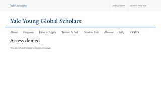 
                            5. Student Profile | Yale Young Global Scholars