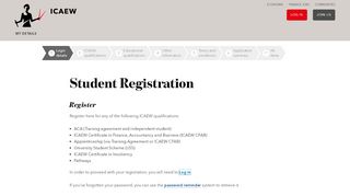 
                            9. Student registration - ICAEW