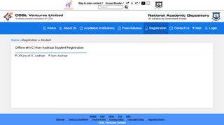 
                            5. Student Registration | Official website of CVL ... - NAD