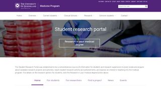 
                            5. Student research portal - Medicine Program - University of ...