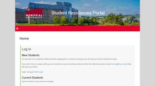 
                            6. Student Residences Portal - StarRez Housing