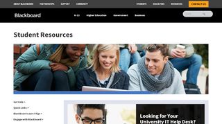 
                            9. Student Resources | Blackboard