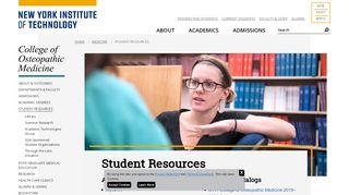 
                            3. Student Resources | College of Osteopathic Medicine | NYIT
