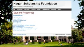 
                            6. Student Resources | Hagan Scholarship Foundation