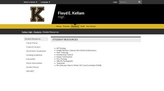 
                            5. Student Resources - Kellam High