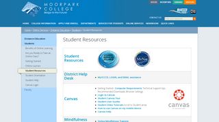 
                            2. Student Resources | Moorpark College