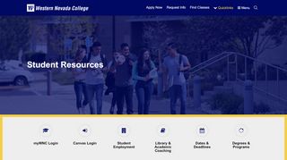 
                            1. Student Resources – Western Nevada College