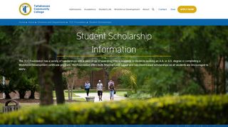 
                            1. Student Scholarships - Tallahassee Community College