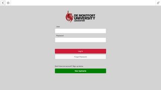 
                            3. Student Self Service - De Montfort University