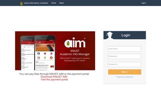 
                            2. Student Self-Service Login - knust apps portal