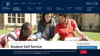 
                            4. Student Self Service | University of Oxford