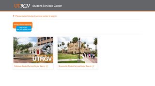 
                            1. Student Service Center - Signin - enrollment.utrgv.edu