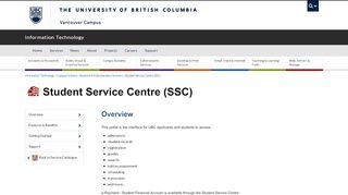 
                            4. Student Service Centre (SSC) | UBC Information …