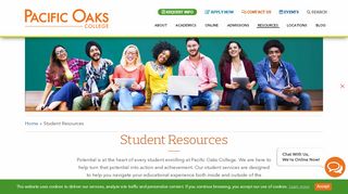 
                            1. Student Services and Resources | Pacific Oaks College