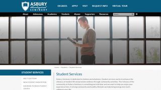 
                            7. Student Services - Asbury Theological Seminary