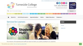 
                            8. Student Services - Tameside College