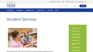 
                            2. Student Services | Wilson College