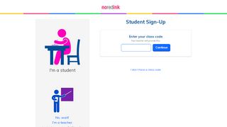 
                            1. Student Signup | NoRedInk