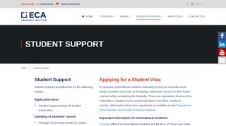 
                            6. Student Support - EGI | ECA Graduate Institute