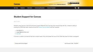 
                            7. Student Support for Canvas | Canvas