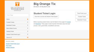 
                            4. Student Ticket Login | Big Orange Tix