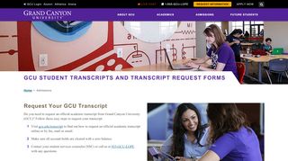 
                            8. Student Transcript Request and Transcript Request Forms | GCU