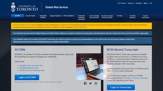 
                            10. Student Web Services | University of Toronto