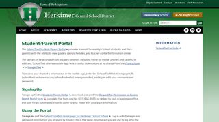 
                            7. Student/Parent Portal | Herkimer Central School District