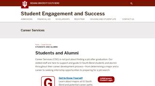 
                            8. Students and Alumni: Career Services: Student Engagement and ...