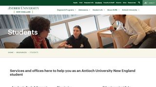 
                            3. Students | Antioch New England - Antioch University