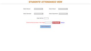 
                            6. Student's Attendance