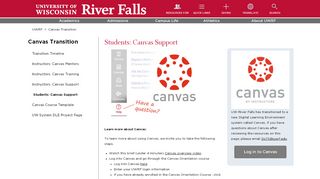 
                            4. Students: Canvas Support | University of Wisconsin River Falls