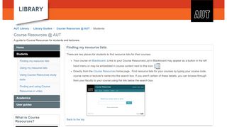 
                            5. Students - Course Resources @ AUT - Library Guides at AUT ...
