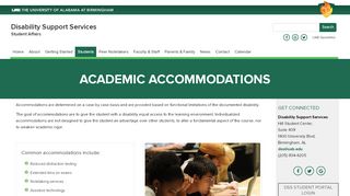 
                            6. Students - Disability Support Services - Academic ... - UAB