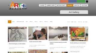 
                            8. students' gallery, examples of art work by students - Art Plus Academy