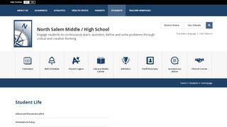 
                            5. Students / Homepage - North Salem Central School District