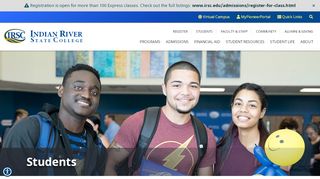 
                            4. Students - Indian River State College - irsc.edu