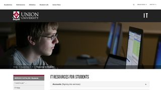
                            2. Students | IT | Union University, a Christian College in ...