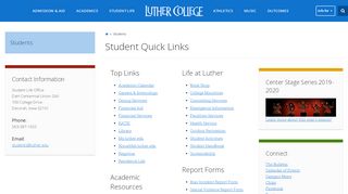 
                            1. Students | Luther College