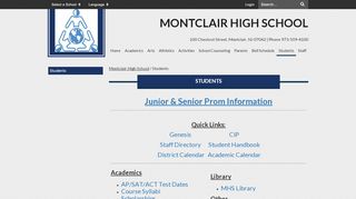 
                            7. Students - Montclair High School