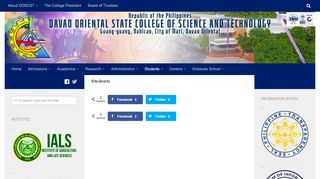 
                            2. Students – Official Website of the Davao Oriental ... - DOSCST