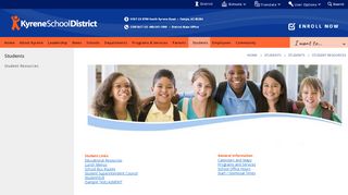 
                            4. Students / Student Resources - Kyrene School District