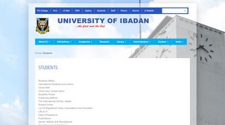 
                            10. Students | UNIVERSITY OF IBADAN