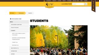 
                            2. Students | WyoCourses | University of Wyoming