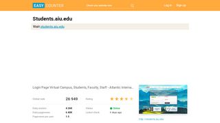 
                            7. Students.aiu.edu: Login Page Virtual Campus, Students ...