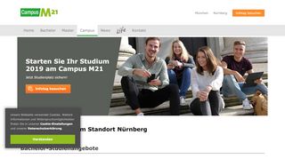 
                            4. Studienangebot in Nürnberg | Campus M21
